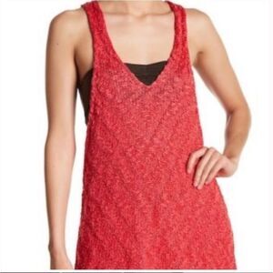 Free People Chevron knit sweater